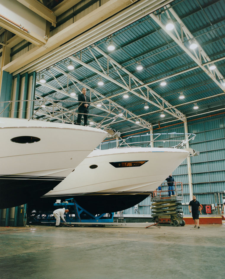 boat building princess yachts